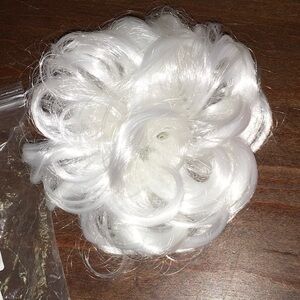 8 Inch Curly Hair Bun (Like a scrunchy)